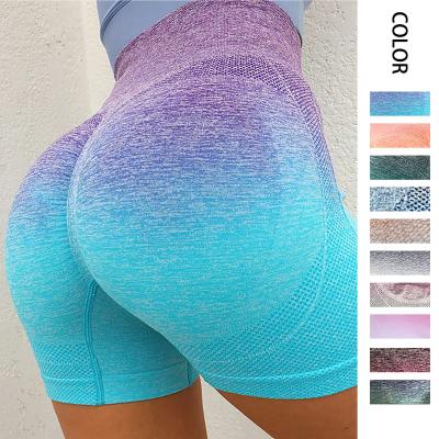 China Breathable Custom Seamlessyoga Jogging Fitness High Waist Push Up Shorts Para Mujer De Moda Camuflaje Women'S Biker Gym Shorts Mesh Shorts for sale