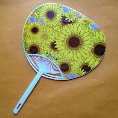 China China side plastic sticker paper color printing uchiwa fan for sale