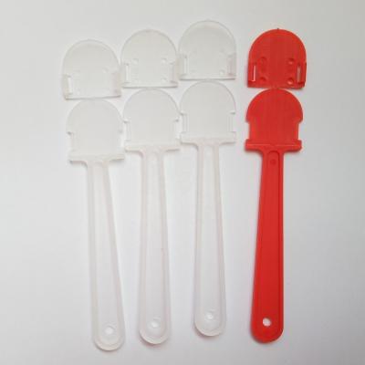 China China Promotion PP Handheld Fan Custom White Plastic Fan Handle for sale