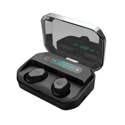 China 2020 new perfect sound wireless earphone tws waterproof IPX5 V5.0 earbuds with power bank for sale