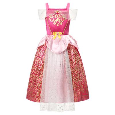 China Princess Dress Rapunzel Dress Girls Halloween Princess Dress Kids Perform Dresses Up Baby Snow Belle Cinderella TonyFat Cosplay Costume White For Party Birthday Halloween for sale