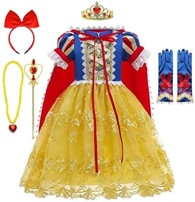 China Costume Snow White Cosplay Dresses for Girls Party Princess Dress Baby Girl Tutu Dress Infant with Accessories Love Girl Princess for sale