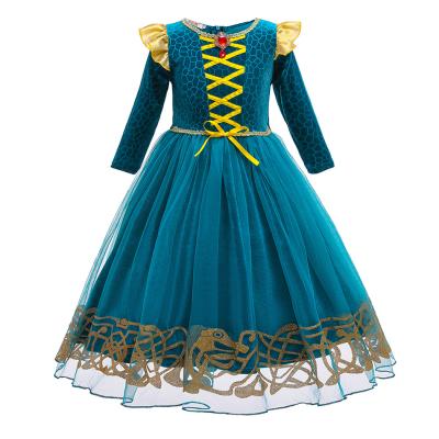 China Polyester Christmas Children's Tales of Bravery Melinda Princess Dress Character Costume for Party Girls Halloween Performance Costume for sale