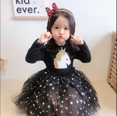 China Europe Polyester Girls Standard Unicorn Dress Costume Unicorn Dress Unicorn Dresses Pretty for sale