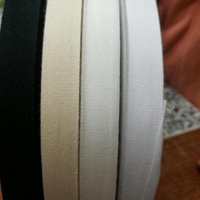 China Double Face Stock Cotton Twill Herringbone Tape Woven Thick 100% Cotton Woven Cotton Bias Tape 10mm 15mm 20mm 30mm By Wholesale High Quality 100% for sale