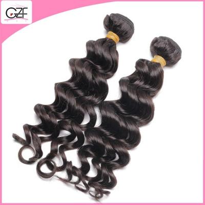 China Factory Price Cheap Brazilian Hair Bundles Light Brown Hair Weave Loose Deep Wave for sale