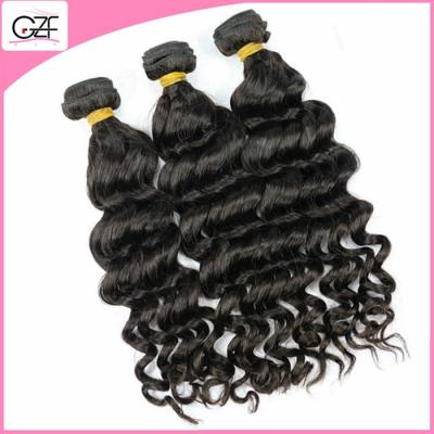 China Guangzhou Beyonce Style Deep Wave Hair Natural Color 1b# Wholesale Eurasian Deep Wavy for sale