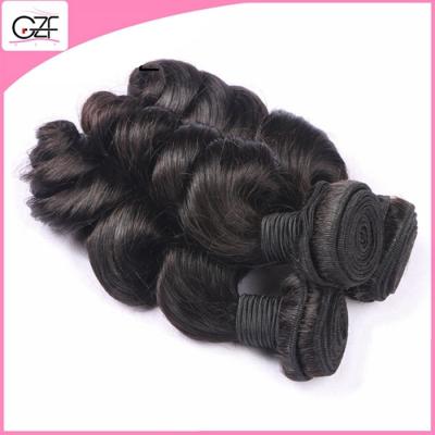 China Tangle Free Pretty Brazilian Virgin Loose Wave Hair 3pcs Mixed Length Virgin Hair 100g for sale