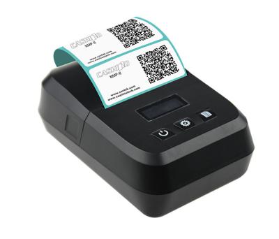 China Black and White 58mm Portable Barcode Printer 2 Inch Mini Pocket Android Handheld Wireless Label Sticker Copy Thermal Mobile POS Printer for sale