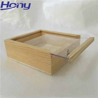 China Handmade Custom Printed Logo Small Display Wooden Tea Boxes With Glass Lids Wholesale For Gift for sale