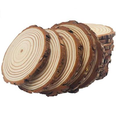 China Europe Rustic Round Tree Slices Log Discs And Blank Enough For Writing, Painting, Wood Unfinished Wood Draw And Burning for sale