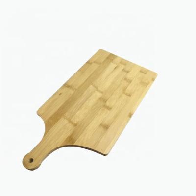 China Disposable Natural Oil Finish Bamboo Cutting Board, Small Wooden Serving Boards with Handle for Sandwich Cheese Meal Breakfast for sale