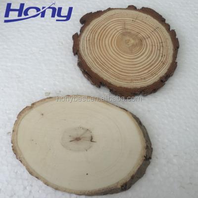 China Europe Vintage Round Shape Art Minds Wood Slices Mother's Day Gift For Crafts With Laser Engraving LOGO for sale