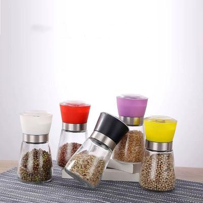 China Storage Bottles & Custom Glass Jars Spice Bottle Seasoning Jar With Lid For Kitchen for sale