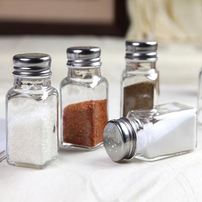 China Storage Bottles & Wholesale Custom Jars Spice Bottle Seasoning Bottle Glass With Lid For Kitchen for sale