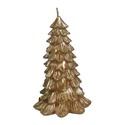 China Factory Wholesale Cheap Birthdays Pine Shaped Creative Candle Christmas Decoration Candle for sale