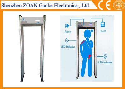 Chine Promenade de 18 zones par les scanners de sécurité, détecteurs de métaux modernes pour des stations de métro à vendre