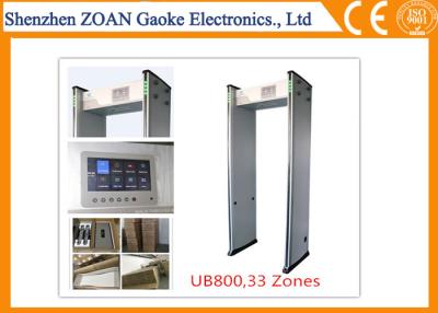 China 10 Level Alarm Volume Door Frame Multi Zone Metal Detector with 33/36 Zones for sale