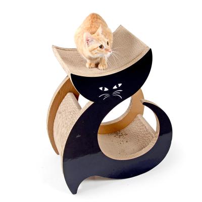 China OEM ODM Viable Wholesale K010 Cat Scratching Board Cat Scratcher Home Lounge Bed for sale