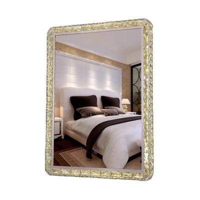 China Illuminated Led Light Vanity Mirror With Touch Sensor Switch For Glass Bathroom Furniture for sale