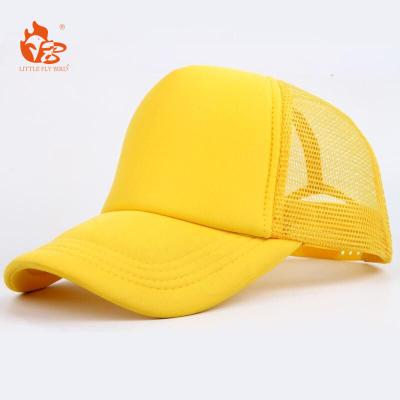 China Small COMMON Fly Bird Design Your Logo Custom Empty Mesh Mesh Custom Trucker Cap Trucker Hats For Man Hats for sale