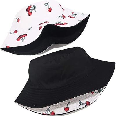 China 2022 Wholesale Bucket Hats Striped Custom Logo Bucket Hat Cotton for sale