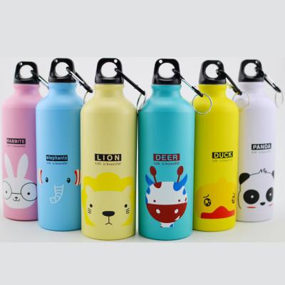 China Sustainable Design Hot Selling Cute Drink Bottle 500ml Aluminum And Aluminum Bottle For Sports for sale