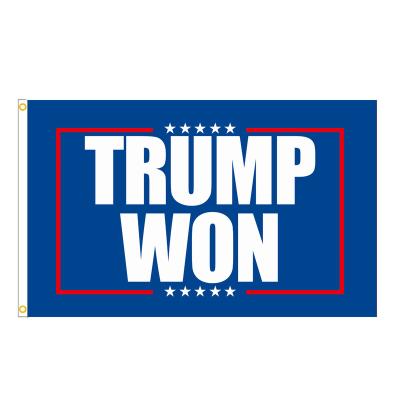 China Trump 2024 Us 90*150cm Presidential Election Flag Trump Won 3*5ft Won Save America Flag for sale