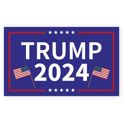 China Trump 2024 100% Polyester 3x5ft USA Election Trump 2024 Flags With Two Grommets for sale