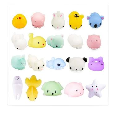 China Cute Animal Sensory Squishy Toy Jumbo Cat Toys PVC Autism Squishy Mochi for sale