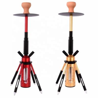 China Other Hot Selling Single Bar Arabic Hookah Hookah Rocket Rocket Pot Tube Full Set With Lamp for sale