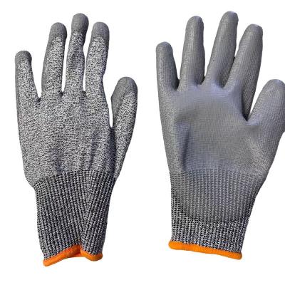 China 2022 High Quality Anti-cut Factory Durable Using Various PU Anti Cut Resistant Safety Mechanical Gloves PU Coated Gloves for sale