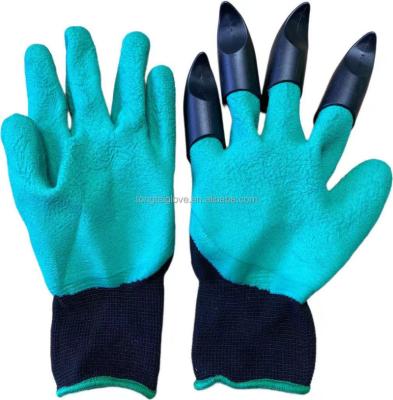 China Anti-Slip Gardening Digging Gloves Paws Garden Gloves Wholesale Latex Gloves for sale