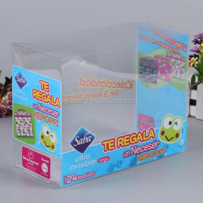 China Recyclable Fancy Design Attractive Plastic Packaging Transparent Christmas Gift Box for sale