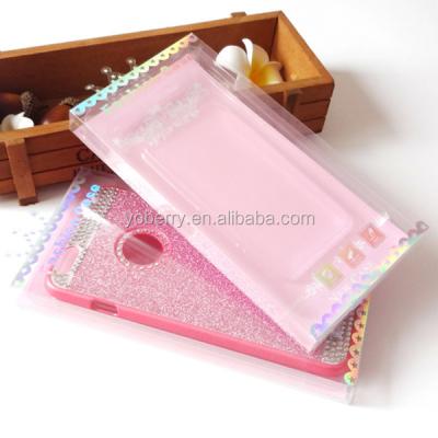 China Recyclable Silver Foil Printing iPhone Cell Phone Case Packaging Box for sale