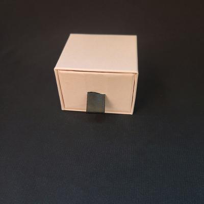 China Cardboard drawer style box with sponge, jewelry box for sale