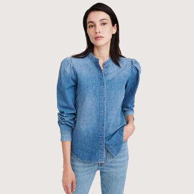 China Anti-wrinkle the latest fashion and autumn denim jacket female blue denim jacket spring jacket support customization for sale