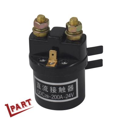 China Contactor de alto voltaje 24V de la corriente continua para el camión de plataforma eléctrico en venta