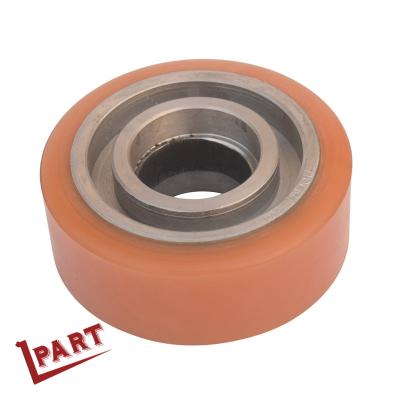 China Pallet Truck Forklift Drive Wheel Balance Polyurethane Roller Wheels CBD30 ID 52mm for sale