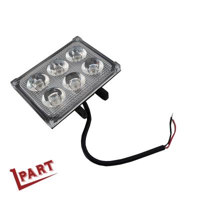 China Linterna de las luces de la carretilla elevadora del trabajo LED del ODM 25W con 6 bulbos del LED en venta