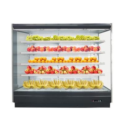 China Multideck chiller supermarket refrigerator open display cooler for sale