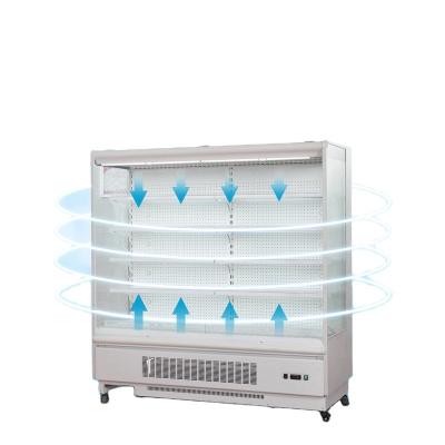 China New Product Upright Fruit Vegetables Display Refrigerator Chiller For Supermarket for sale