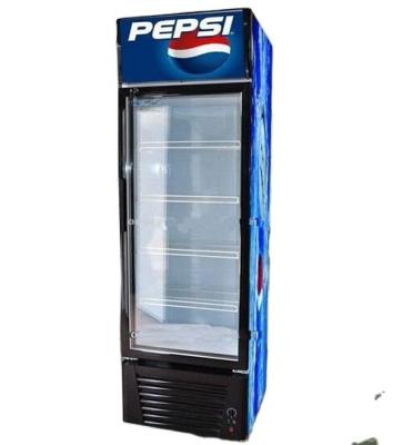 China Hot sale single and double glass door refrigerator fridge for drink display chiller zu verkaufen