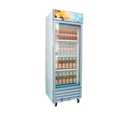 China Hot sale single glass door refrigerator cola fridge for drink display zu verkaufen