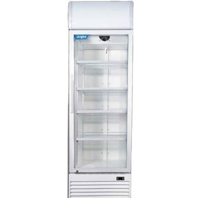 China Sanye supermarket shop cooler upright single glass door beverage beer cooling refrigerator/freezer Te koop