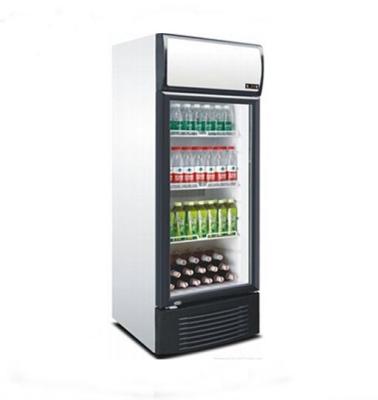 China Top Popular Supermarket Shop Beverage Beer Glass Single Door Display Cooler Showcase Wholesale zu verkaufen