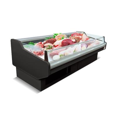 China Slaughterhouse Supermarket Commercial Refrigeration Equipment Fish Meat Display Freezer for sale