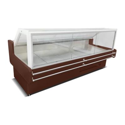 China Supermarket cooked meat food refrigerator showcase cabinet for sale