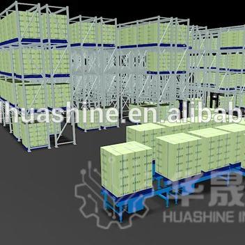 China HUASHINE Professional Quality AGV AT Automation ASR Logistic System With Storage Racking High Fork AGV SERIES for sale