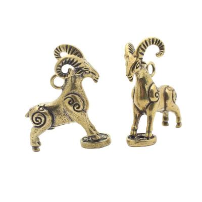 China Europe Customized Personalized Antique Animal Home Decoration Crafts Ornaments 3D Antique Gift Metal Animal Crafts Desk Ornaments for sale